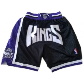 NBA Sacramento Kings Pantalones de Bolsillo para Hombre Negro Swingman